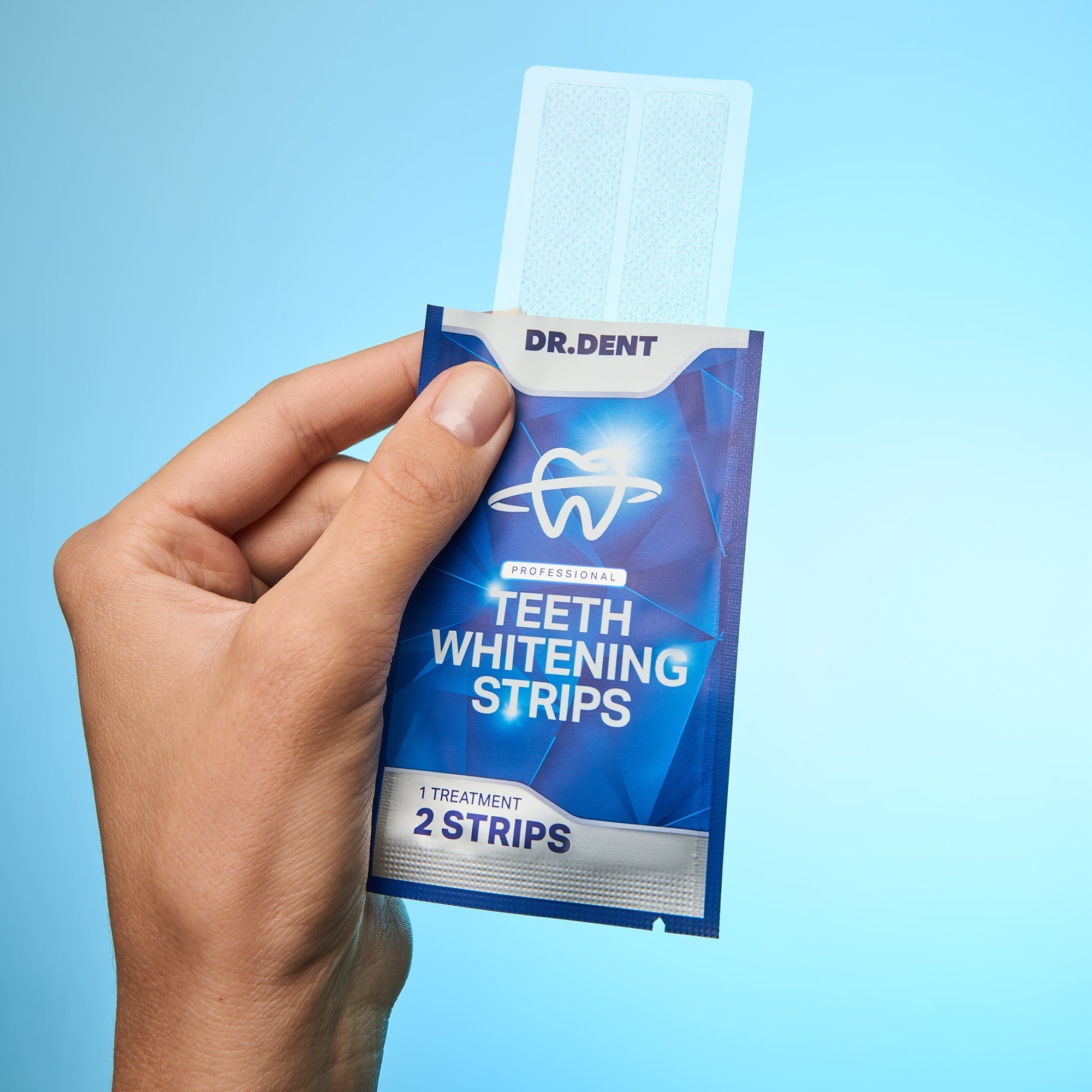 DR.DENT Professional Teeth Whitening Strips | 42 Strips | 8 Shades Whiter in 7 Days