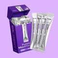 DR.DENT Purple Color-Correcting Mouthwash | 20 Sachets | Whiter Smile in 30 Seconds